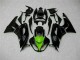 Cheap 2009-2012 Black Green Kawasaki ZX6R Moto Fairings Cheap 2009-2012 Black Green Kawasaki ZX6R Moto Fairings