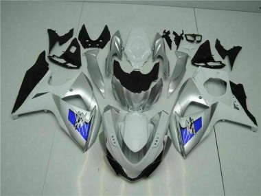 Cheap 2009-2016 Silver White Suzuki GSXR1000 Motorcycle Bodywork
