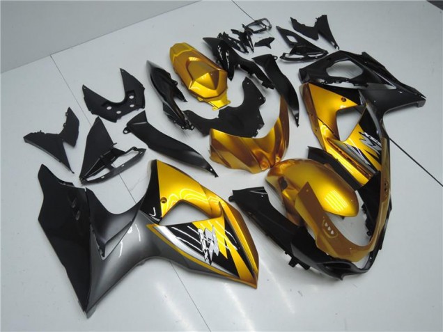 Cheap 2009-2016 Golden Black Suzuki GSXR1000 Motorcyle Fairings Cheap 2009-2016 Golden Black Suzuki GSXR1000 Motorcyle Fairings
