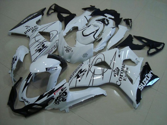 Cheap 2009-2016 White Corona Suzuki GSXR 1000 K9 Motorcylce Fairings Cheap 2009-2016 White Corona Suzuki GSXR 1000 K9 Motorcylce Fairings