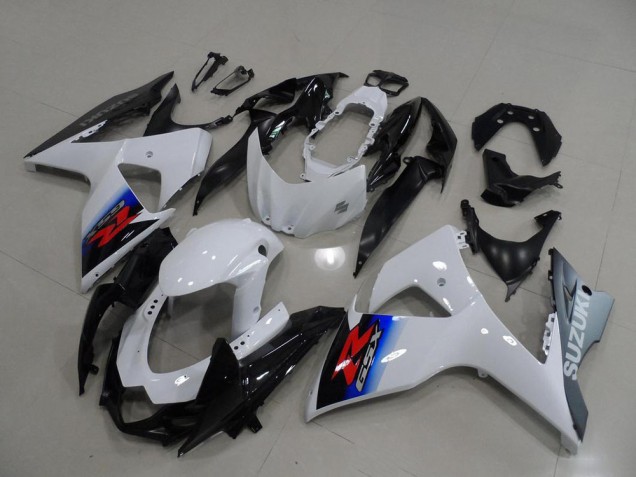 Cheap 2009-2016 White Silver Suzuki GSXR 1000 K9 Motorcycle Fairing Kit Cheap 2009-2016 White Silver Suzuki GSXR 1000 K9 Motorcycle Fairing Kit