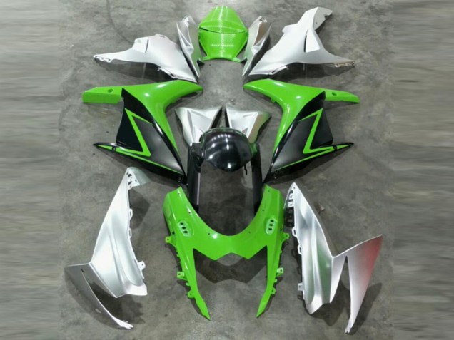 Cheap 2011-2021 Green Silver Suzuki GSXR 600/750 Motor Fairings Cheap 2011-2021 Green Silver Suzuki GSXR 600/750 Motor Fairings