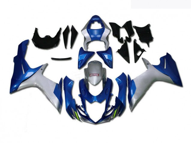 Cheap 2011-2021 Blue Silver Suzuki GSXR 600/750 Motorcycle Fairings Cheap 2011-2021 Blue Silver Suzuki GSXR 600/750 Motorcycle Fairings