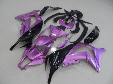 Cheap 2011-2015 Pink and Black Kawasaki ZX10R Motorcycle Fairings Kit