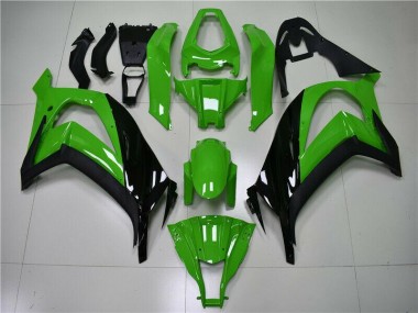 Cheap 2011-2015 Kawasaki Ninja ZX10R Motorcycle Fairings MF0646 - Green Black
