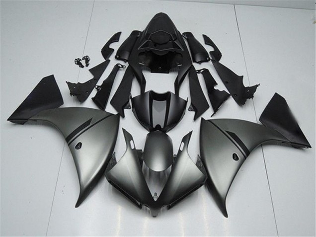 Cheap 2012-2014 Matte Grey Black Yamaha YZF R1 Replacement Fairings Cheap 2012-2014 Matte Grey Black Yamaha YZF R1 Replacement Fairings