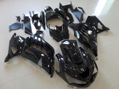 Cheap 2012-2021 Glossy Black Kawasaki ZX14R ZZR1400 Motorbike Fairing Kits
