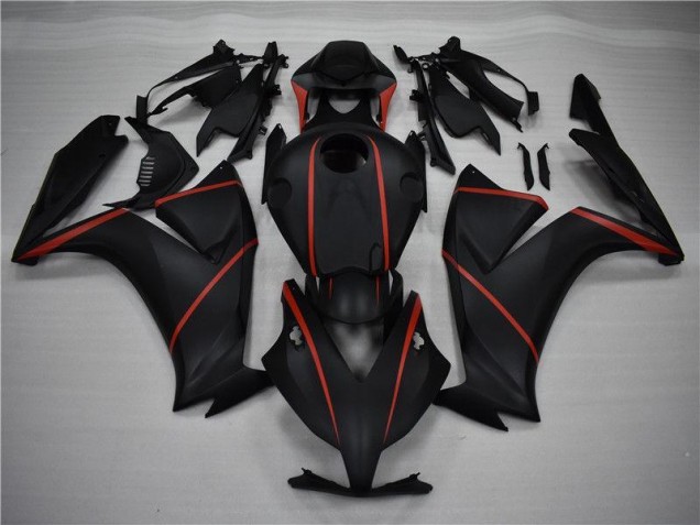 Cheap 2012-2016 Matte Black Red Honda CBR1000RR Motorcycle Replacement Fairings Cheap 2012-2016 Matte Black Red Honda CBR1000RR Motorcycle Replacement Fairings