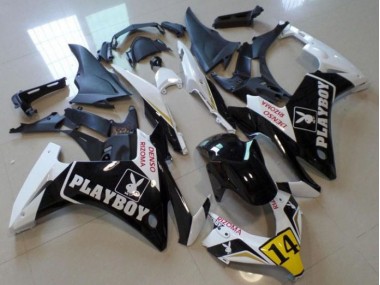Cheap 2013-2015 Black Playboy 14 Honda CBR500RR Motorbike Fairing