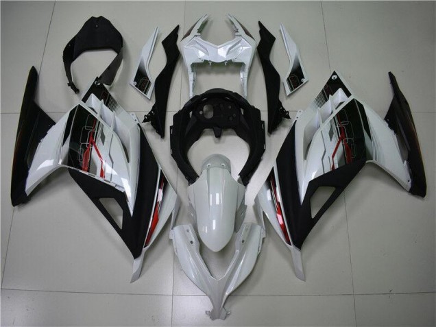 Cheap 2013-2016 White Black Kawasaki EX300 Motorbike Fairing Cheap 2013-2016 White Black Kawasaki EX300 Motorbike Fairing