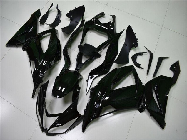 Cheap 2013-2018 Glossy Black Kawasaki ZX6R Motorcycle Fairings Kit Cheap 2013-2018 Glossy Black Kawasaki ZX6R Motorcycle Fairings Kit