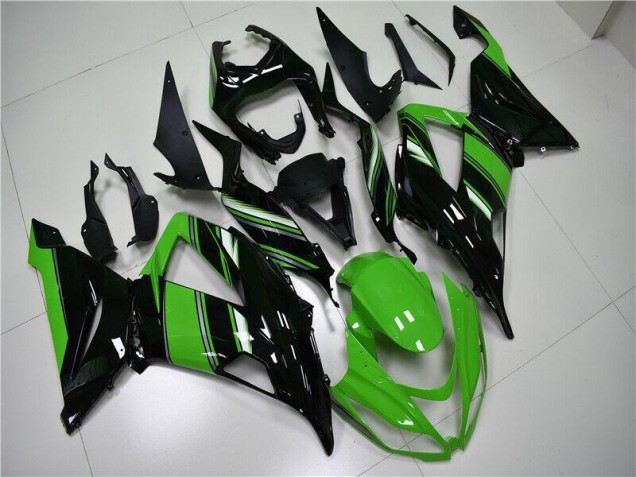 Cheap 2013-2018 Green Black Kawasaki ZX6R Motorcycle Fairings Cheap 2013-2018 Green Black Kawasaki ZX6R Motorcycle Fairings