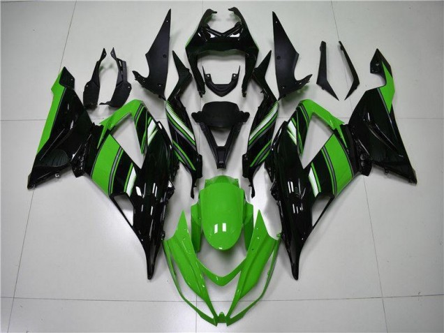Cheap 2013-2018 Green Black Kawasaki ZX6R Motorcycle Fairings Cheap 2013-2018 Green Black Kawasaki ZX6R Motorcycle Fairings