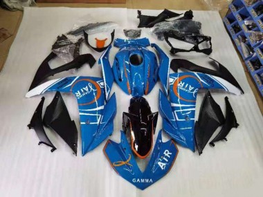 Cheap 2015-2022 Blue and White Yamaha YZF R3 Motorcyle Fairings