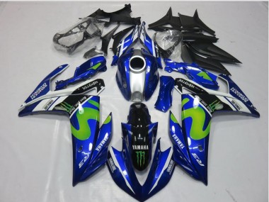 Cheap 2015-2022 Movistar Yamaha YZF R3 Motorcycle Replacement Fairings