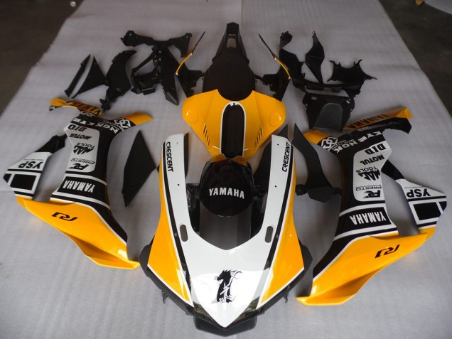 Cheap 2015-2019 Yellow White Black Yamaha YZF R1 Motorbike Fairing Kits Cheap 2015-2019 Yellow White Black Yamaha YZF R1 Motorbike Fairing Kits