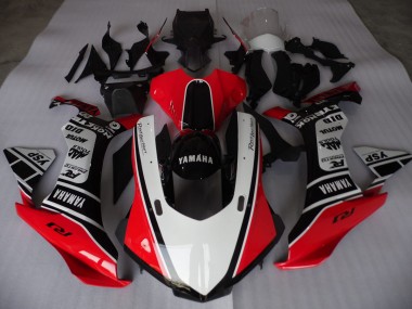 Cheap 2015-2019 Red White Black Yamaha YZF R1 Motorcycle Replacement Fairings