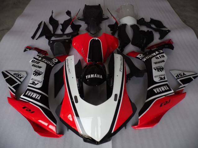Cheap 2015-2019 Red White Black Yamaha YZF R1 Motorcycle Replacement Fairings Cheap 2015-2019 Red White Black Yamaha YZF R1 Motorcycle Replacement Fairings