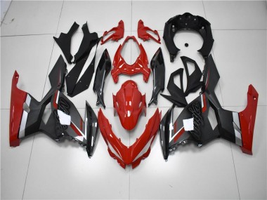 Cheap 2018-2023 Red Black Kawasaki EX400 Motorcycle Fairing Kit