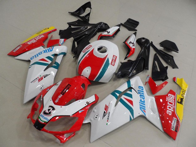 Cheap 2006-2011 White Red Green Aprilia RS125 Bike Fairing Cheap 2006-2011 White Red Green Aprilia RS125 Bike Fairing