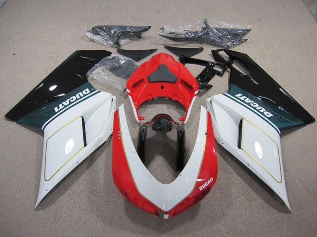Cheap 2007-2014 White Red Ducati 1098 848 Motorcylce Fairings Cheap 2007-2014 White Red Ducati 1098 848 Motorcylce Fairings