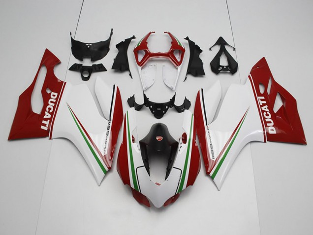 Cheap 2011-2014 White Red Ducati 1199 Motor Bike Fairings Cheap 2011-2014 White Red Ducati 1199 Motor Bike Fairings