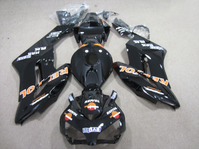 Cheap 2004-2005 Black Orange Repsol Honda CBR1000RR Bike Fairing Kit