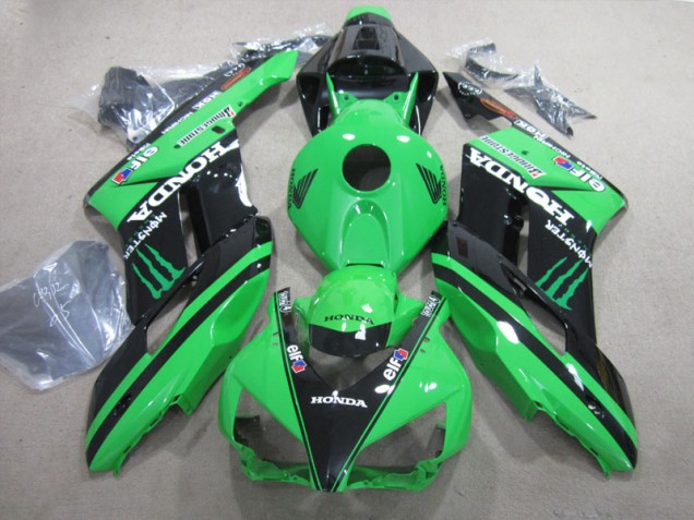 Cheap 2004-2005 Black Green Monster Honda CBR1000RR Motorcycle Fairings
