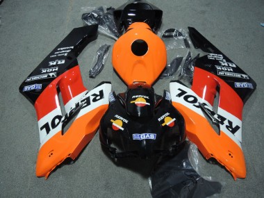 Cheap 2004-2005 Black Orange Repsol Honda CBR1000RR Motor Bike Fairings