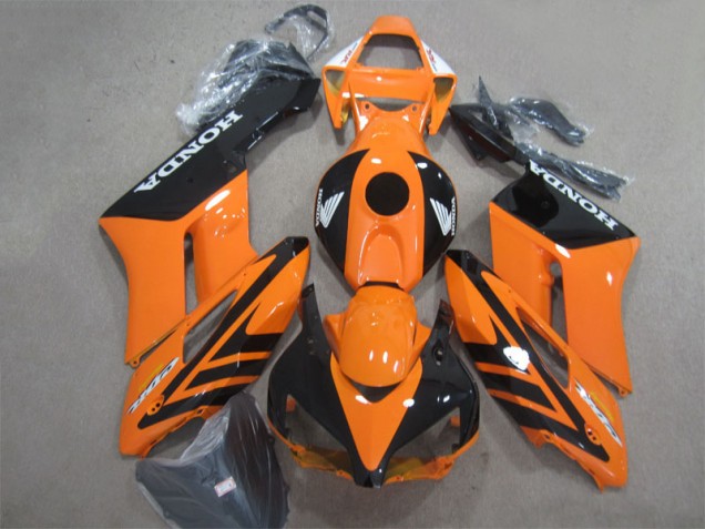 Cheap 2004-2005 Black Orange Honda CBR1000RR Motorbike Fairing Kits