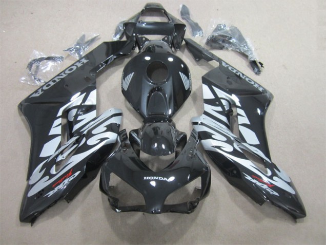 Cheap 2004-2005 Black Silver Honda CBR1000RR Motorcycle Fairings Kits