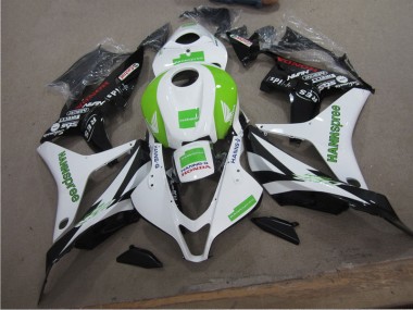 Cheap 2004-2005 White Green Hannspree Honda CBR1000RR Motorcycle Fairing Kit