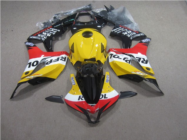 Cheap 2004-2005 Yellow Repsol Honda CBR1000RR Bike Fairing Kit