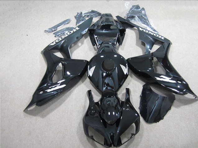 Cheap 2006-2007 Black White Decal Honda CBR1000RR Motorcycle Fairing Kits Cheap 2006-2007 Black White Decal Honda CBR1000RR Motorcycle Fairing Kits