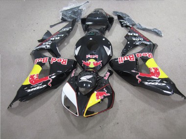 Cheap 2006-2007 Black Red Bull Honda CBR1000RR Bike Fairings