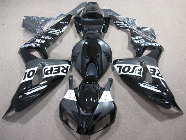 Cheap 2006-2007 Black Repsol Honda CBR1000RR Motorcycle Fairing Kits
