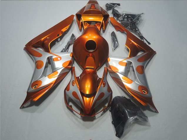 Cheap 2006-2007 Orange Honda CBR1000RR Motorcycle Replacement Fairings