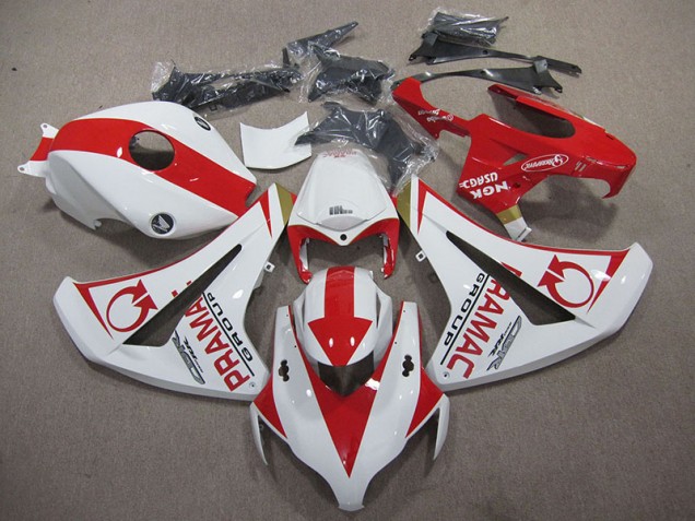 Cheap 2008-2011 White Red PRAMAC Honda CBR1000RR Bike Fairing