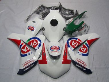 Cheap 2008-2011 White Red PATA Honda CBR1000RR Bike Fairing Kit