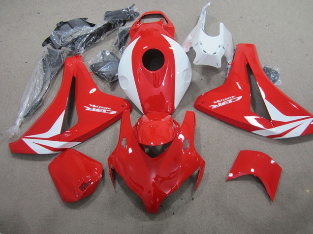 Cheap 2008-2011 Red White Fireblade Honda CBR1000RR Motorbike Fairings