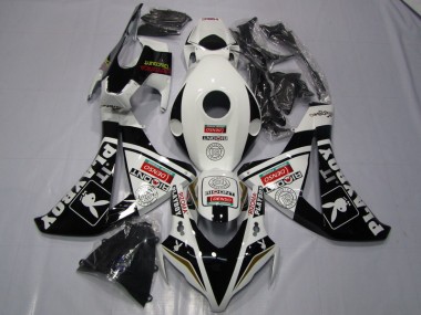 Cheap 2008-2011 Black White Denso Playboy Honda CBR1000RR Motorcycle Fairing Kits