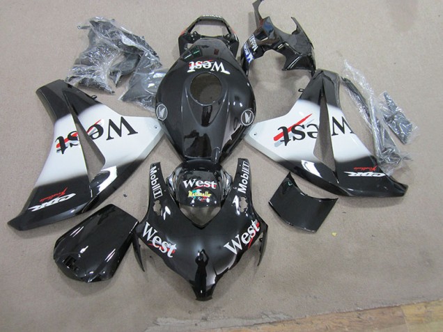 Cheap 2008-2011 Black West Honda CBR1000RR Bike Fairings