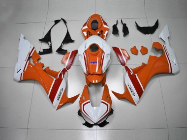 Cheap 2017-2020 Orange White HRC Honda CBR1000RR Motorbike Fairing