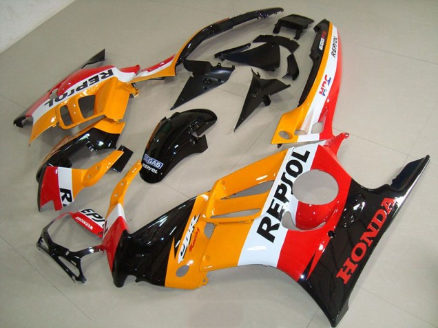 Cheap 1995-1998 Orange Black Repsol Honda CBR600 F3 Motorbike Fairings Cheap 1995-1998 Orange Black Repsol Honda CBR600 F3 Motorbike Fairings