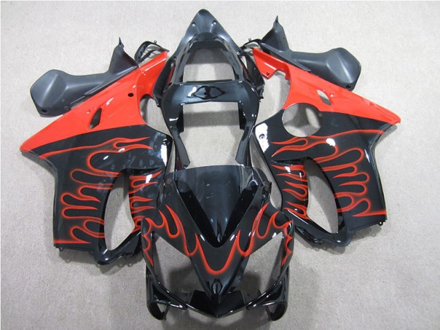 Cheap 2001-2003 Black Red Flame Honda CBR600 F4i Motorcyle Fairings Cheap 2001-2003 Black Red Flame Honda CBR600 F4i Motorcyle Fairings