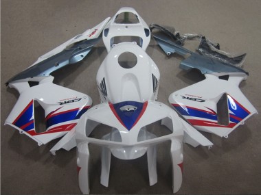 Cheap 2005-2006 White Blue Red Honda CBR600RR Motorcycle Fairing