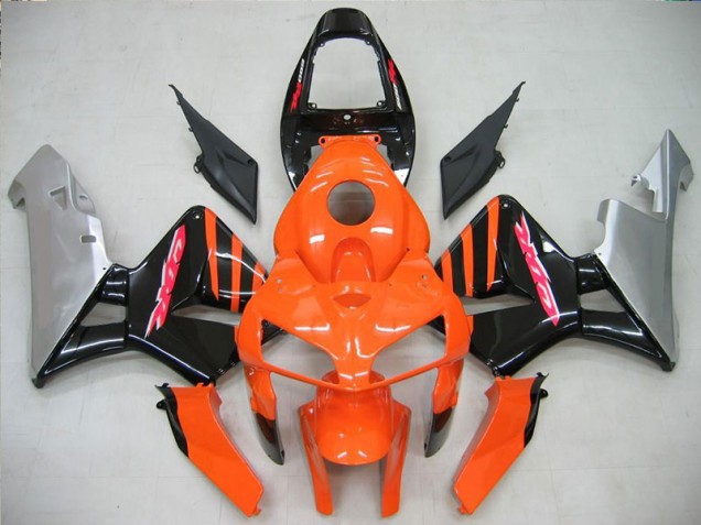 Cheap 2005-2006 Orange Black Honda CBR600RR Motorcycle Fairing Cheap 2005-2006 Orange Black Honda CBR600RR Motorcycle Fairing