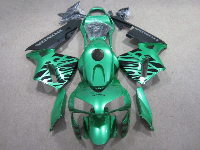 Cheap 2007-2008 Green Black Honda CBR600RR Motorcycle Fairings Kit Cheap 2007-2008 Green Black Honda CBR600RR Motorcycle Fairings Kit