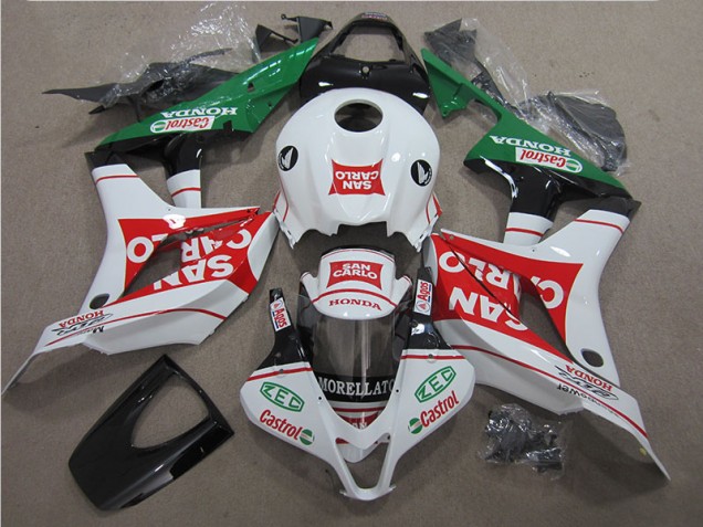 Cheap 2007-2008 Red White San Carlo Honda CBR600RR Motorbike Fairing Cheap 2007-2008 Red White San Carlo Honda CBR600RR Motorbike Fairing