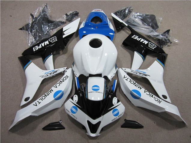 Cheap 2007-2008 Blue White Black Konica Minolta MAPEI Honda CBR600RR Moto Fairings Cheap 2007-2008 Blue White Black Konica Minolta MAPEI Honda CBR600RR Moto Fairings